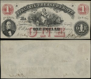 United States of America (USA), 1 dollar, 21.07.1862