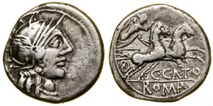 Roman Republic, denarius, (123 B.C.), Rome