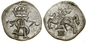 Poland, dwudenar, 1570, Vilnius