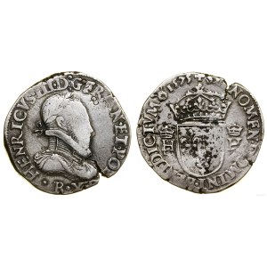 Polska, teston, 1575 B, Rouen
