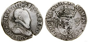 Poland, teston, 1575 B, Rouen