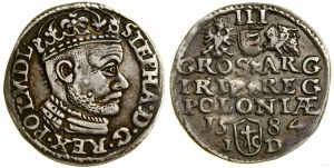 Poland, trojak, 1584, Olkusz