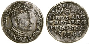 Poland, trojak, 1585, Olkusz