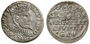 Poland, trojak, 1597, Riga