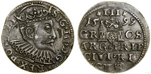 Poland, trojak, 1599, Riga