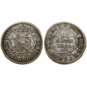 Polska, dwugrosz (1/12 talara), 1712 EPH, Lipsk