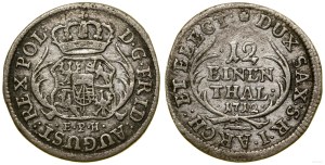 Poland, dwugrosz (1/12 thaler), 1712 EPH, Leipzig