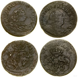 Poland, set of 2 x pennies
