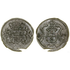 Polska, halerz (fenig), 1753 FWôF, Drezno