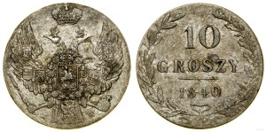 Poland, 10 groszy, 1840 MW, Warsaw