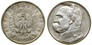 Poland, 10 zloty, 1937, Warsaw