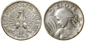 Poland, 2 zloty, 1925, Philadelphia