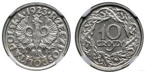 Poland, 10 groszy, 1923, Warsaw