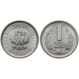 Polska, 1 złoty, 1968, Warszawa