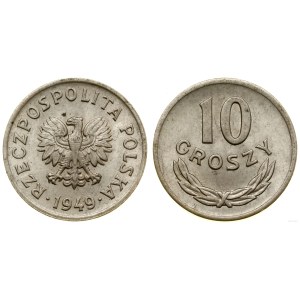Polska, 10 groszy, 1949, Warszawa