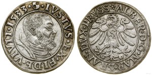Ducal Prussia (1525-1657), penny, 1533, Königsberg