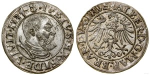 Ducal Prussia (1525-1657), penny, 1534, Königsberg