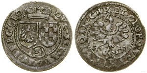 Silesia, 3 krajcary, 1610, Zloty Stok