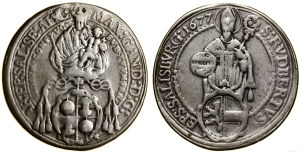 Austria, thaler, 1677, Salzburg