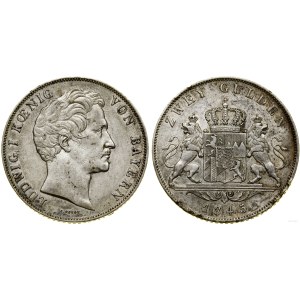 Niemcy, 2 guldeny (Doppelgulden), 1845, Monachium