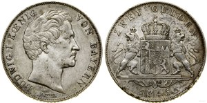Germany, 2 guilders (Doppelgulden), 1845, Munich