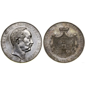Niemcy, dwutalar = 3 1/2 guldena, 1843 A, Berlin