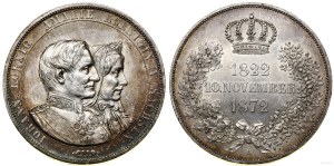 Germany, double commemorative (Vereinsdoppeltaler), 1872 B, Dresden
