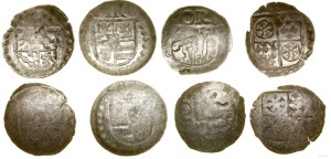Germany, set of 4 fenigs