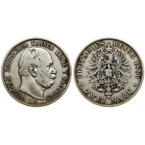 Niemcy, 2 marki, 1880 A, Berlin