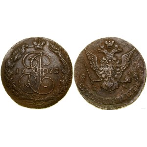 Rosja, 5 kopiejek, 1772 EM, Jekaterinburg