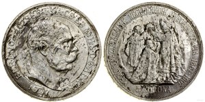 Hungary, 5 crowns, 1907 KB, Kremnica