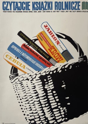 proj. Tadeusz PISKORSKI (b. 1940), Read agricultural books, 1968