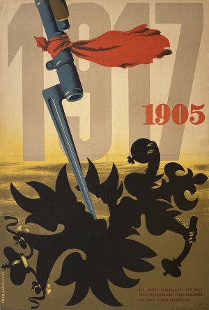 designed by Eryk LIPIÑSKI (1908-1991), 1905 (propaganda poster), 1955