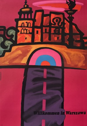 proj. Tadeusz JODŁOWSKI (1925-2015), Willkommen in Warszawa (Welcome to Warsaw), 1969