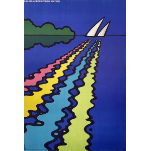 proj. Witold JANOWSKI (1926-2006), Sailing across polish waters, 1980