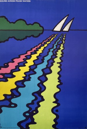 proj. Witold JANOWSKI (1926-2006), Sailing across Polish waters, 1980