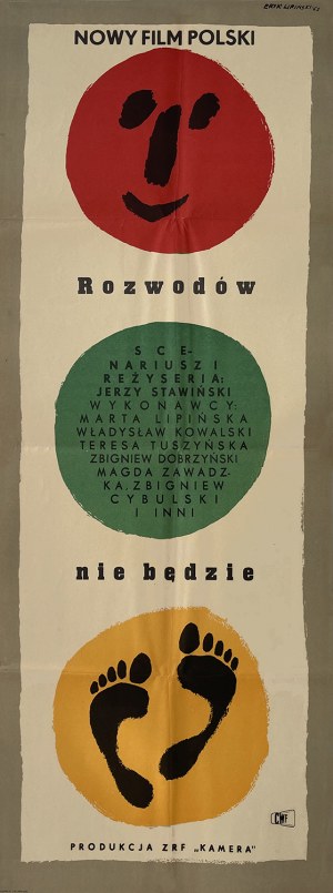 proj. Erik LIPIÑSKI (1908-1991), There Will Be No Divorce, 1963
