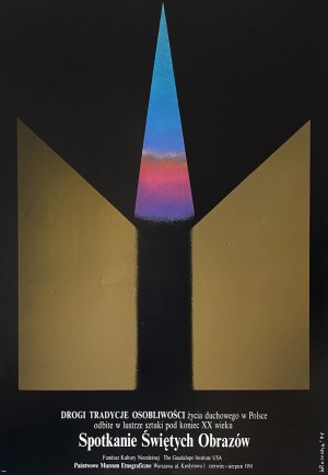 proj. Wieslaw ROSOCHA (1945-2020), Meeting of sacred images, 1991