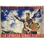 proj. W.P. DYBCZYÑSKI, IV Aviation League Week. Air League trains pilots, 1950