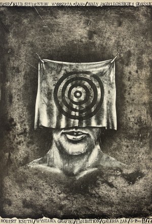 proj. Robert KNUTH (b. 1952), Robert Knuth. Printmaking exhibition. Gdansk, 1977