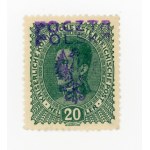 Rozwadów, fee stamp for 20 h. with local overprint of 2nd edition, guarantee (108)