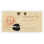 First Polish stamp 1860, on a letter from Lublin to Warsaw (137)