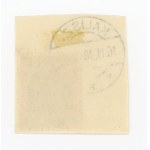 Kalisz, issue I, stamp for 40 f. on a clipping with local overprint (154)
