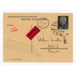 Card from the National Balloon Competition for the A. Wańkowicz Passing Cup in Mościce, 1939 (407)