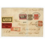 Air registered letter from Gdansk to Philadelphia, USA, 1928 (470)