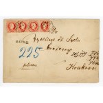 Registered letter from Bochnia to Krakow, 1877 (509)