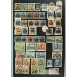 Cluster, stamps of Poland 1918-1965, cancelled. 1280 pieces. (586)