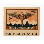 T.A.B.R.O.M.I.K. 1921 - co-post issue of stamps of additional compulsory airfare for 25 mk, guarantee (828)