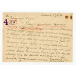 Card to the Polish Red Cross w/s help in finding the missing, Trzebinia, 1940 (1010)