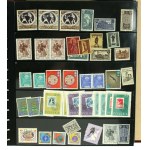 Cluster, stamps Poland 1956-1964. un-cancelled. 1050 pieces total. (708)